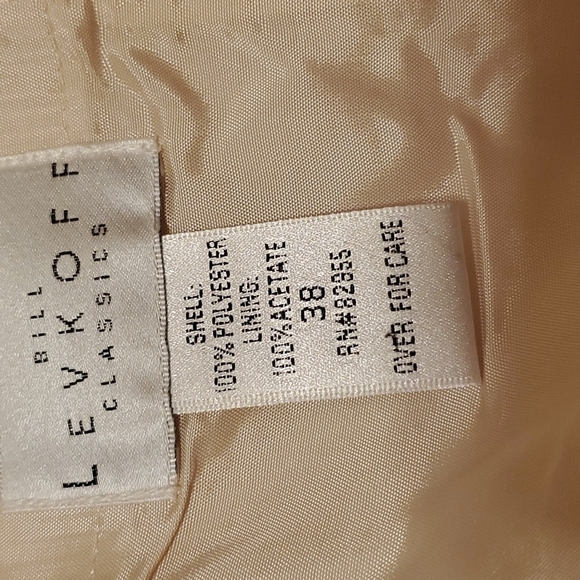 Bill Levkoff cream strapless gown US size 14 - Picture 8 of 9